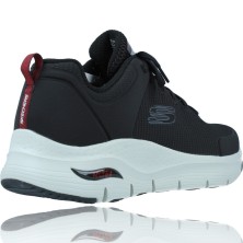 Calzados Vesga Zapatillas Deportivas Sneakers para Hombre de Skechers 232200 Arch Fit Titan color negro foto 8