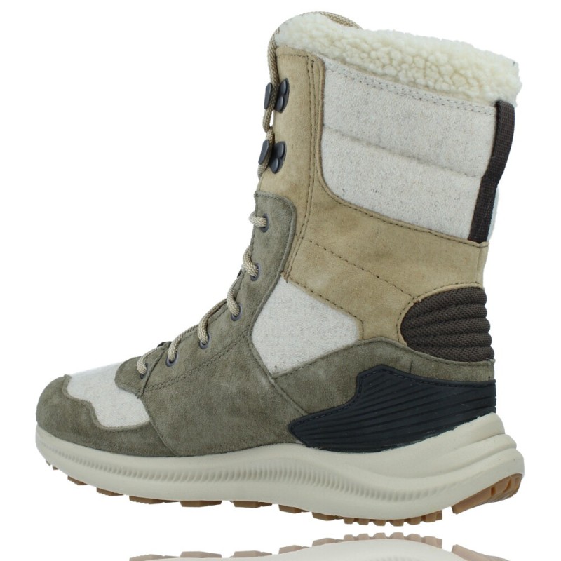 Tall Waterproof Leather Casual Boots 