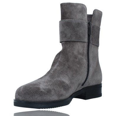 Calzados Vesga Botines Casual de Piel con Tacón para Mujeres de Plumers 5130 color gris foto 1