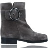 Casual Leather Ankle Boots with Heel for Women by Plumers 5130