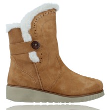 Calzados Vesga Botas Casual de Piel con Cuña para Mujeres de Skechers 49811 Keepsakes Wedge color cuero foto 1