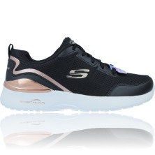 Calzados Vesga Zapatillas Deportivas Casual Veganas para Mujeres de Skechers 149660 Skech-Air Dynamight color negro foto 1