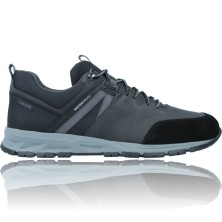 Calzados Vesga Zapatillas Deportivas Casual de Piel Waterproof para Hombres de Geox Delray U16CQA color negro foto 1