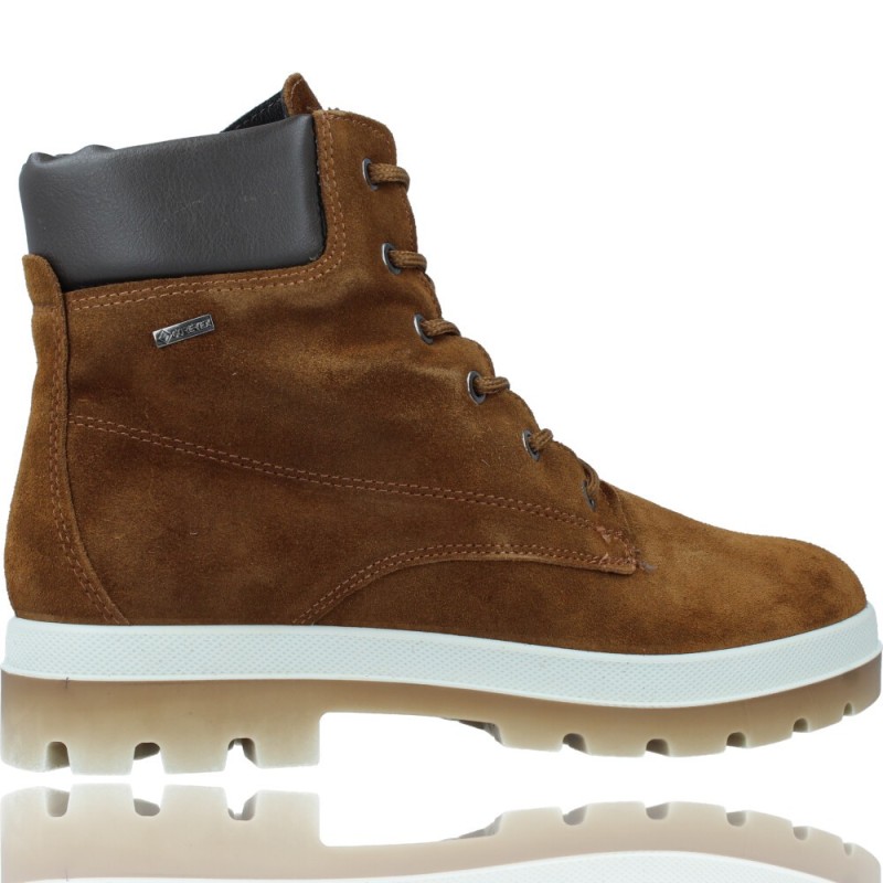 Botines Casual de Piel Gore-Tex GTX con Cordones para Mujer de Igi\u0026Co 81808