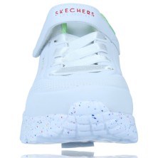 Calzados Vesga Zapatillas Deportivas Casual Sneakers para Niños de Skechers 310457L Uno Lite color blanco foto 3