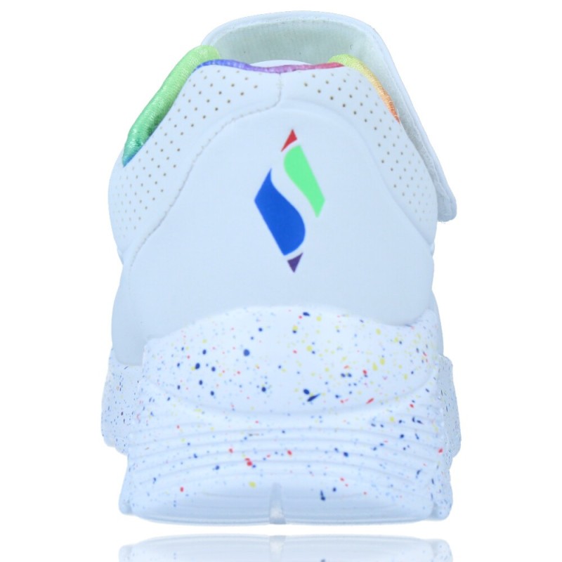 Calzados Vesga Zapatillas Deportivas Casual Sneakers para Niños de Skechers 310457L Uno Lite color blanco foto 7