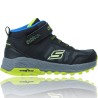 Casual Water Repellent Sports Ankle Boots for Boys by Skechers 403712L Fuse Tread