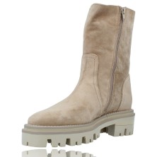 Calzados Vesga Botas Casual de Piel para Mujeres de Alpe 209811 color arena foto 4