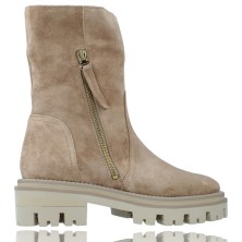 Calzados Vesga Botas Casual de Piel para Mujeres de Alpe 209811 color arena foto 9