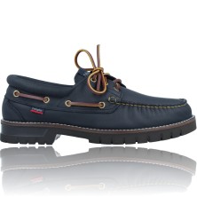 Calzados Vesga Zapatos Náuticos Casual de Piel para Hombres de Callaghan 12500 Freeport color azul foto 1