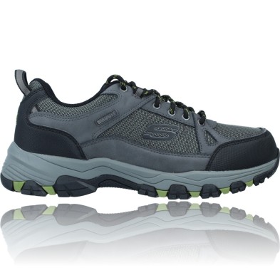 zapatos skechers hombre negro waterproof