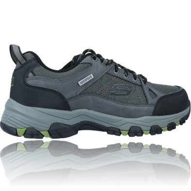 zapatos skechers hombre negro waterproof