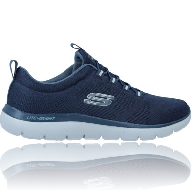 Sneakers de piel para hombre en color azul marino Kangaroos 7515