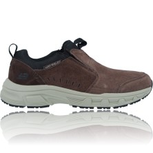Calzados Vesga Zapatos Casual Slip-On de Piel Water Repellent para Hombres de Skechers 237282 Oak Canyon color marrón foto 1