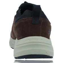 Calzados Vesga Zapatos Casual Slip-On de Piel Water Repellent para Hombres de Skechers 237282 Oak Canyon color marrón foto 7