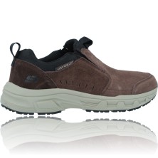 Calzados Vesga Zapatos Casual Slip-On de Piel Water Repellent para Hombres de Skechers 237282 Oak Canyon color marrón foto 9