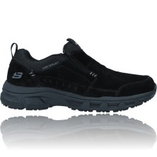Calzados Vesga Zapatos Casual Slip-On de Piel Water Repellent para Hombres de Skechers 237282 Oak Canyon color negro foto 1