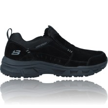 Calzados Vesga Zapatos Casual Slip-On de Piel Water Repellent para Hombres de Skechers 237282 Oak Canyon color negro foto 9