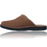 Walk&Fly Men&#39;s Leather Slip-on House Slippers 2307-36728