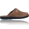 Walk&Fly Men&#39;s Leather Slip-on House Slippers 2307-36728