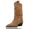 Lässiger Camper oder texanischer Lederstiefel für Damen von Calzados Vesga 12418