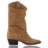 Lässiger Camper oder texanischer Lederstiefel für Damen von Calzados Vesga 12418