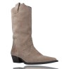 Lässiger Camper oder texanischer Lederstiefel für Damen von Calzados Vesga 12418