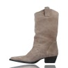 Lässiger Camper oder texanischer Lederstiefel für Damen von Calzados Vesga 12418