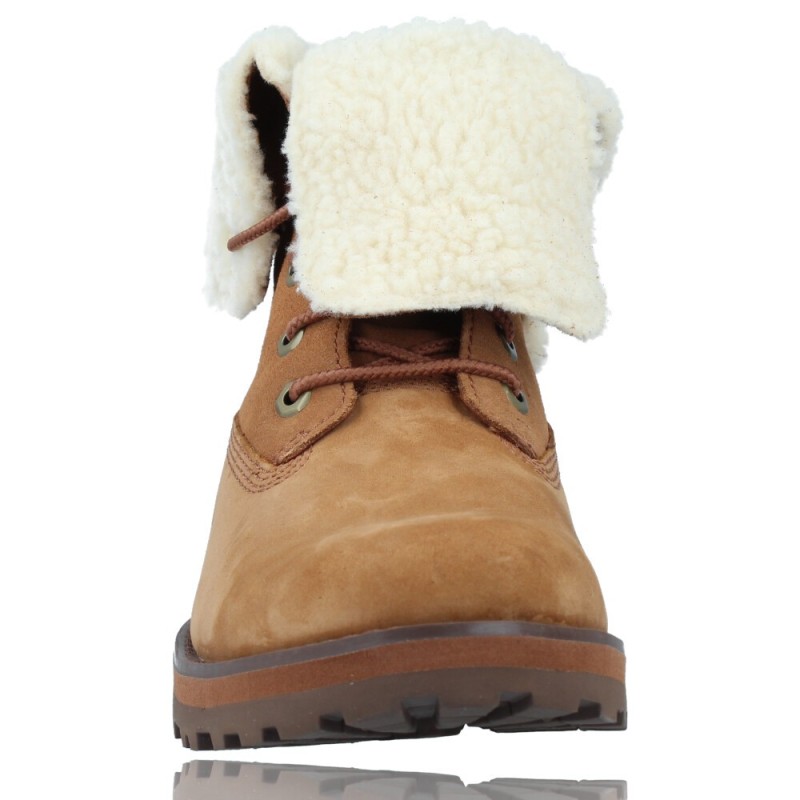 Botas Casual de Piel para Mujeres con Borreguito para Mujeres de Timberland  Courma Kid 0A2MJW
