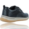 Zapatos Casual de Piel Waterproof para Hombres de Skechers 65693 Delson Antigo