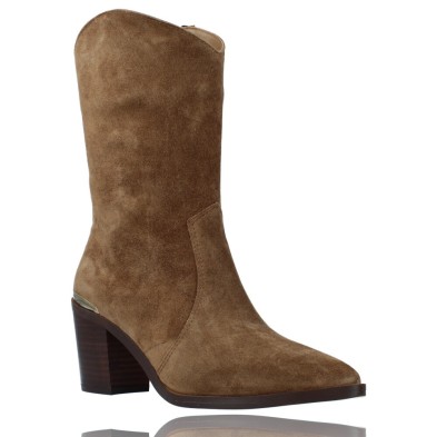 Botas Casual Camperas o Tejanas de Piel para Mujeres de Alpe 2184