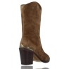 Botas Casual Camperas o Tejanas de Piel para Mujeres de Alpe 2184