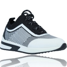 Calzados Vesga Zapatillas Deportivas Sneakers Casual para Mujeres de La Strada 2002967 color negro y blanco foto 2
