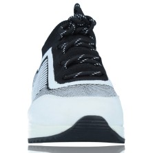 Calzados Vesga Zapatillas Deportivas Sneakers Casual para Mujeres de La Strada 2002967 color negro y blanco foto 3
