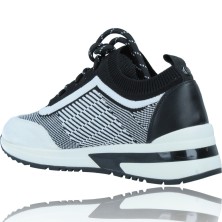 Calzados Vesga Zapatillas Deportivas Sneakers Casual para Mujeres de La Strada 2002967 color negro y blanco foto 6