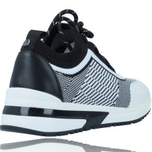 Calzados Vesga Zapatillas Deportivas Sneakers Casual para Mujeres de La Strada 2002967 color negro y blanco foto 8
