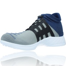 Calzados Vesga Zapatillas Deportivas Casual Water Resistant para Hombres de UYN X-CROSS TUNE color arena y azul foto 4