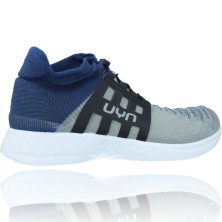 Calzados Vesga Zapatillas Deportivas Casual Water Resistant para Hombres de UYN X-CROSS TUNE color arena y azul foto 9