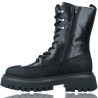 Leather Casual Military Biker Boots with Laces for Women by LOL 6861 Dipha