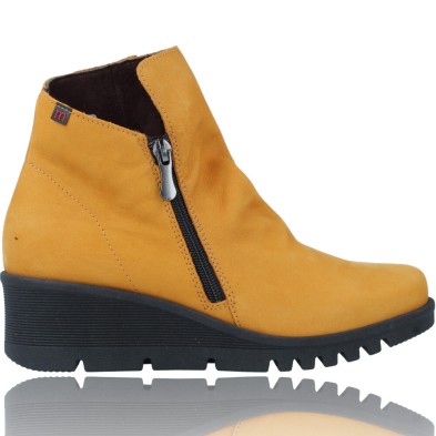 Botines Casual de Piel con Cuña para Mujeres de Pepe Menargues 20822