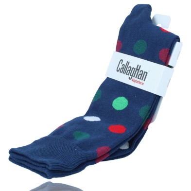 Antimikrobielle Polka Dot Socken für Herren von Callaghan Model 14