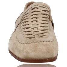 Calzados Vesga Zapatos Casual Mocasines de Piel para Mujeres de Alpe 2292 color arena foto 3