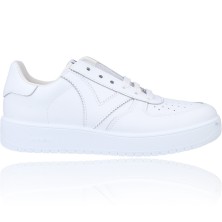 Calzados Vesga Zapatillas Deportivas Bambas de Piel para Mujer de Victoria Madrid 1258200 Blanco foto 1