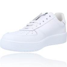 Calzados Vesga Zapatillas Deportivas Bambas de Piel para Mujer de Victoria Madrid 1258200 Blanco foto 4