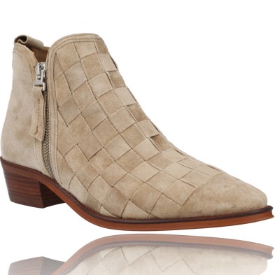 Botines Cowboy Camperos de Piel para Mujer de Alpe 2248
