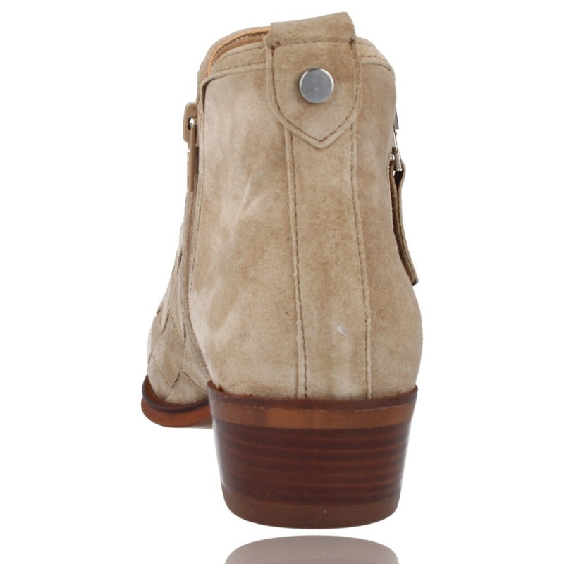 Botines Cowboy Camperos de Piel para Mujer de Alpe 2248