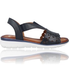 Calzados Vesga Sandalias Casual de Piel para Mujeres de Ara Shoes 12-23616 Kreta azul foto 1