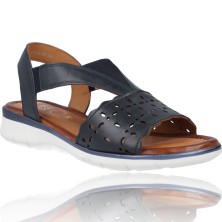 Calzados Vesga Sandalias Casual de Piel para Mujeres de Ara Shoes 12-23616 Kreta azul foto 2