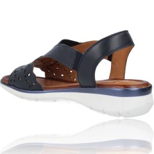Calzados Vesga Sandalias Casual de Piel para Mujeres de Ara Shoes 12-23616 Kreta azul foto 6