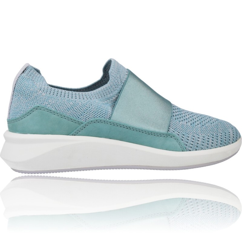 Zapatillas Deportivas Elásticas para Mujeres de Clarks Un Knit